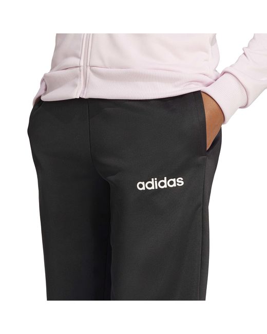 Adidas White Linear Full Tracksuit