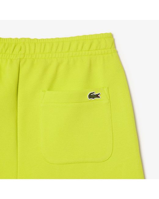 Lacoste Yellow Pique Jogging Pants