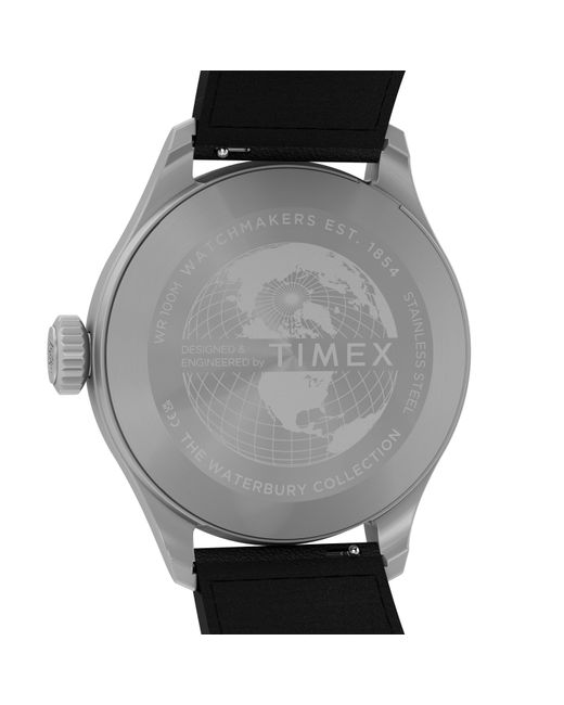 Timex Black Waterbury Quartz Analogue Watch for men