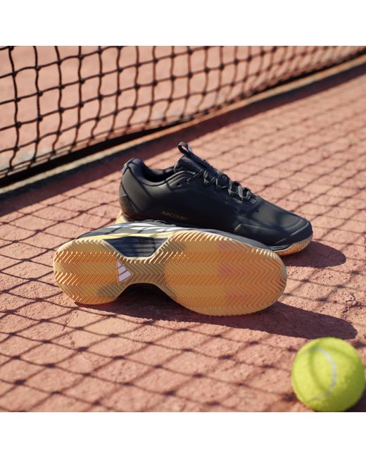Adidas Blue Avacourt 2 Clay Tennis Shoes
