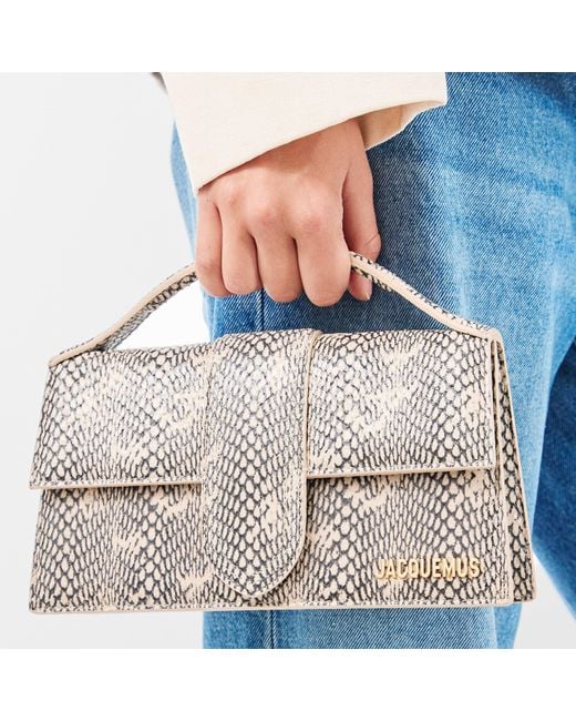 Jacquemus Metallic Leather Le Grand Bambino Crossbody Bag