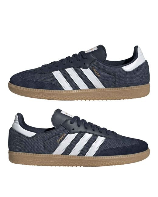 Adidas Originals Blue Adidas Samba Og Trai for men