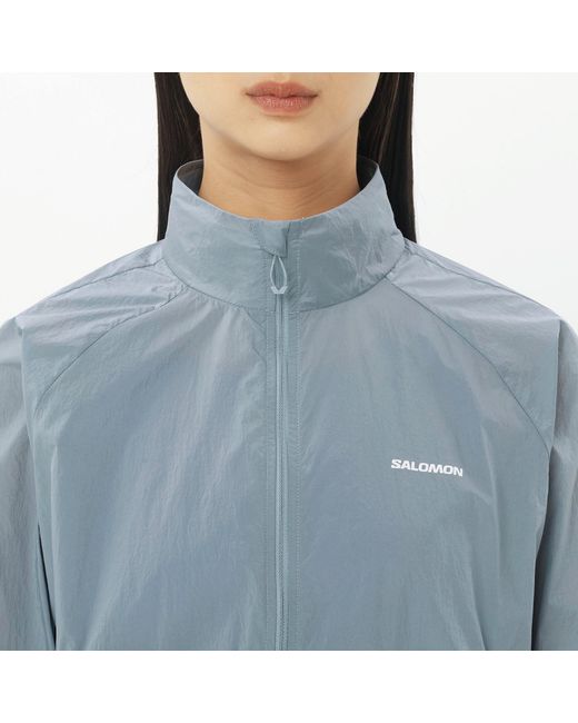 Salomon Blue Shakeout Fly Running Jacket