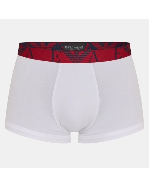 Emporio Armani Multicolor 3-Pack Logo Trunks for men