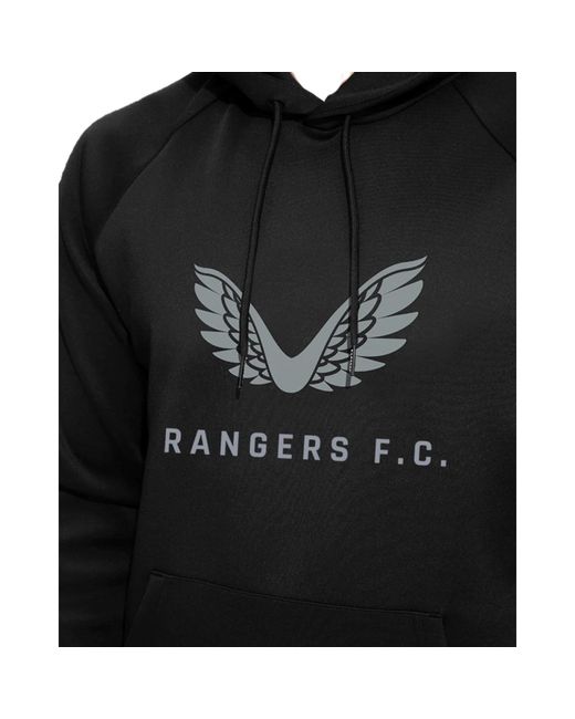 Castore Black Licensed Hoodie for men