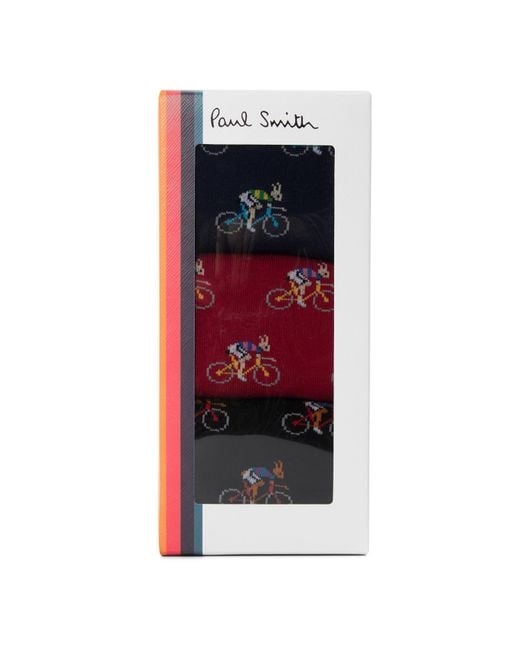 Paul Smith Blue 3 Pack Crew Socks for men
