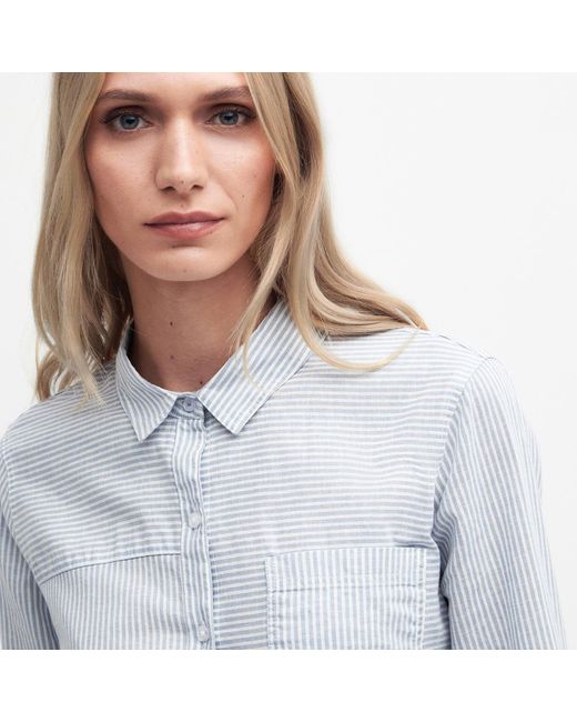 Barbour White Beachfront Shirt