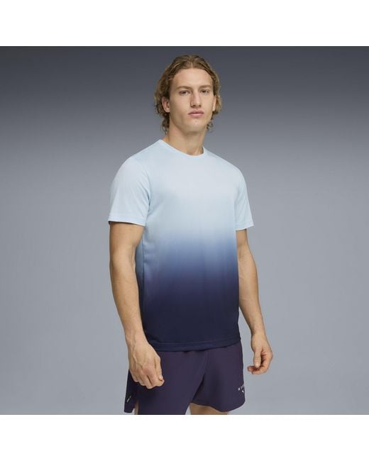 PUMA Blue Hyrox Graphic T-Shirt for men