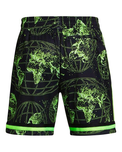 Under Armour Green Curry Statement Shorts for men