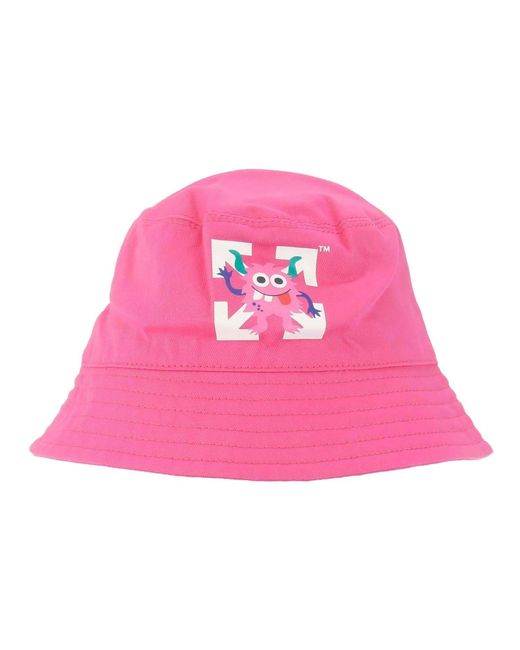 Off-White c/o Virgil Abloh Pink Monster Bucket Hat