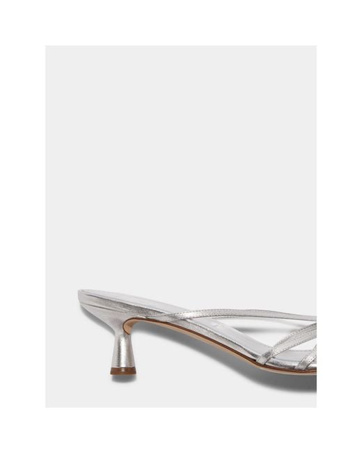 Aeyde White Abby Mules Ld61