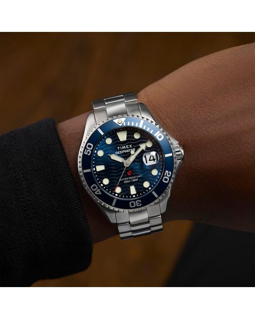 Timex Metallic Deepwater Analogue Quartz Watch for men