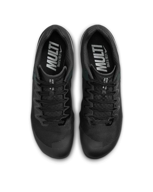 Nike Black Zoom Rival Multi Trainer Track Running Spikes for men