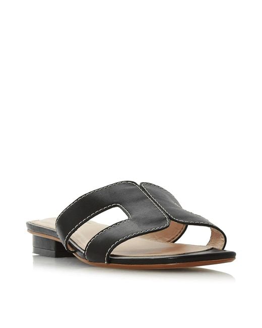 Dune Brown Loupe Sandals