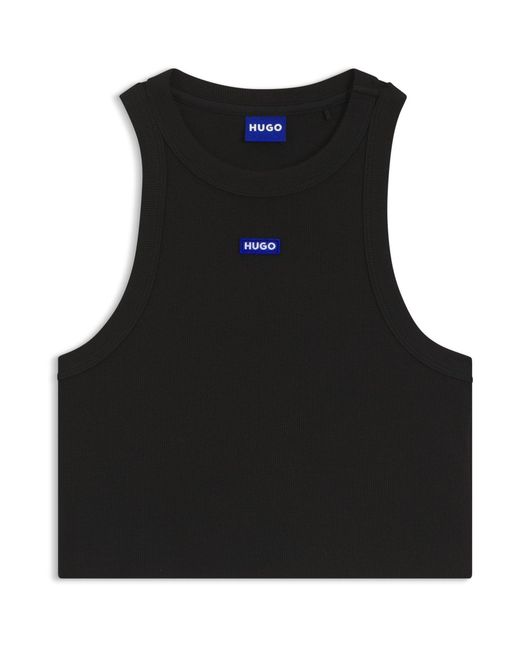 HUGO Black Baby Tank B 10257055 01