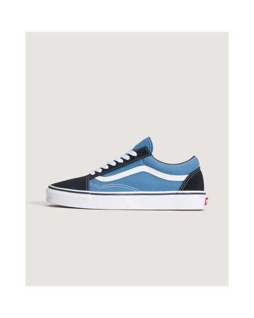 Vans Blue Old Skool Canvas Low Top for men