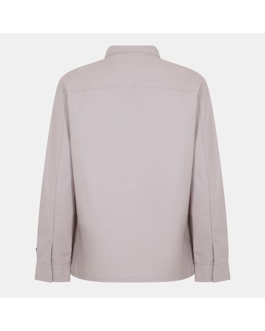 Lyle & Scott Pink Ripstop Overshirt for men