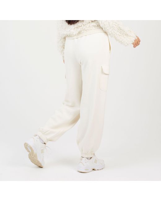 Brave Soul White Bs Jersey Cargo Trousers