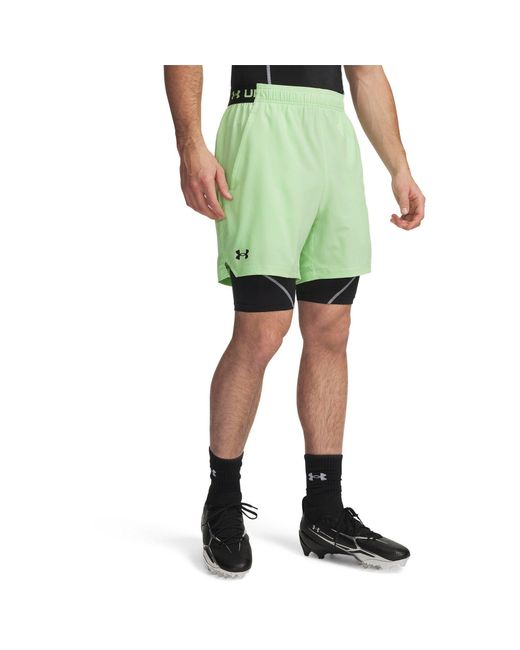 Under Armour Green Ua Vanish Woven 6In Shorts for men