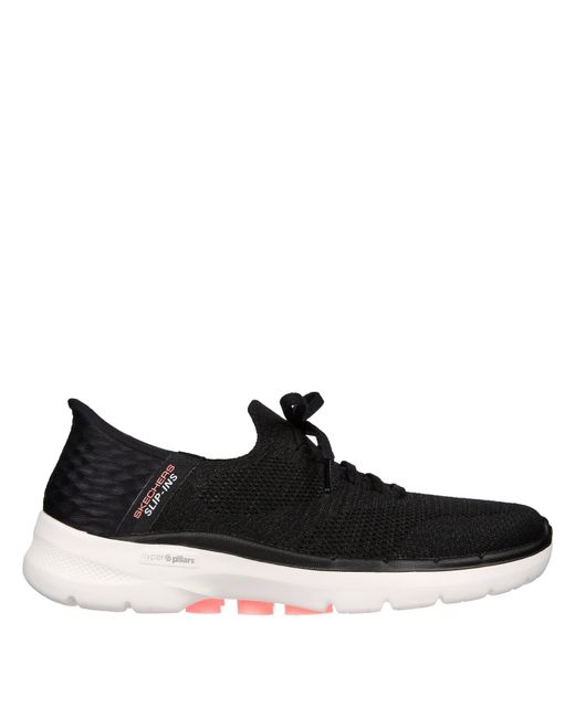 Skechers Black Slip On Trainers