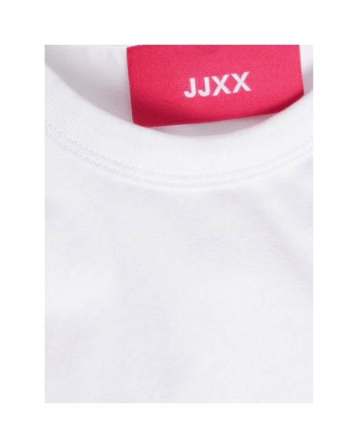 JJXX White Gigi Crew T-Shirt Ladies