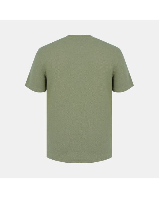 Jack Wills Green Jw Bubble Texture Cotton Short Sleeve Crew Neck Oversized T-Shirt for men