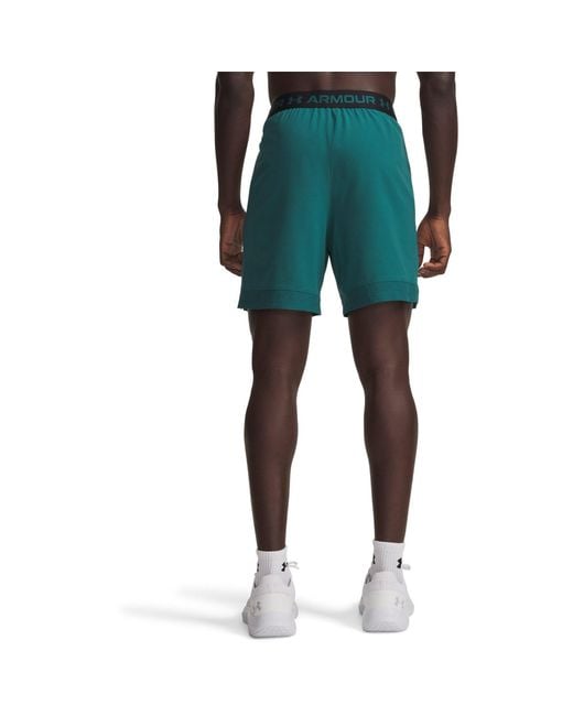Under Armour Green Ua Vanish Woven 6In Shorts for men