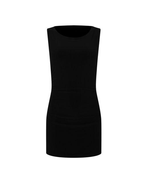Norma Kamali Black Pickleball Mini Dress