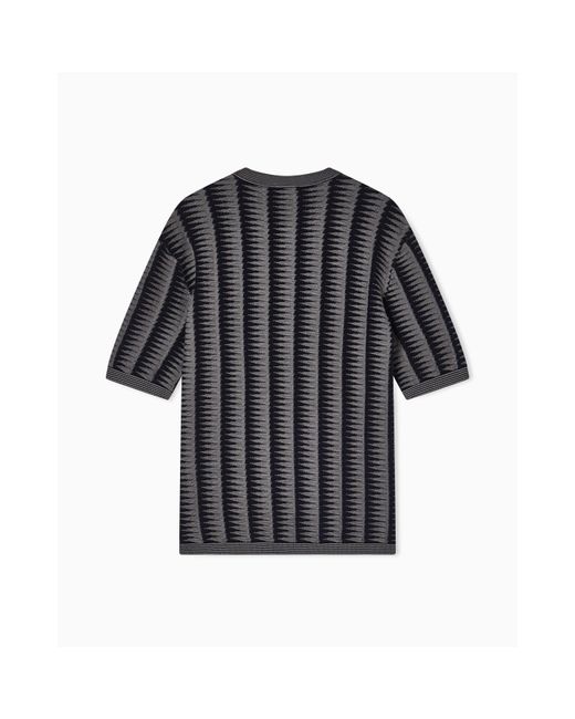 Emporio Armani Black Pullover for men