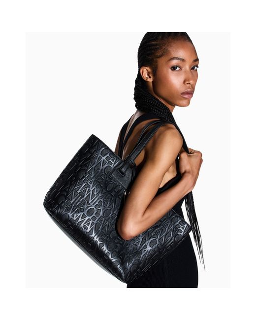 ARMANI EXCHANGE Black Grab Bag