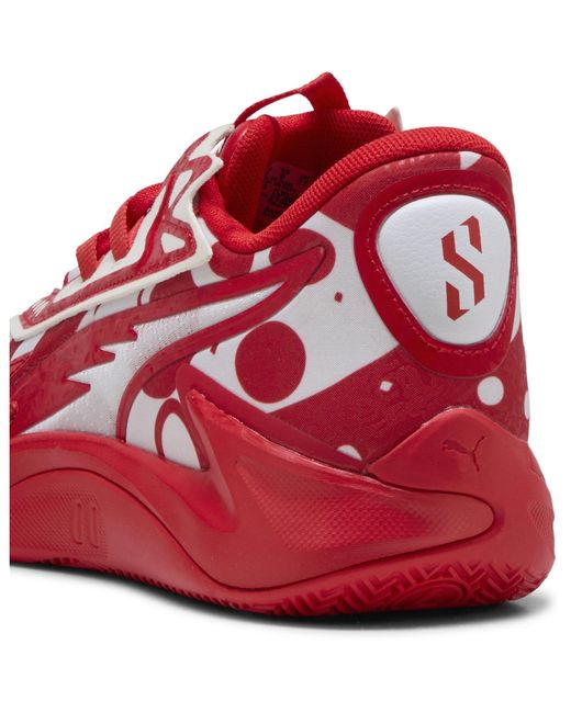 PUMA Red Scoot Zeros Ii Basketball Trainers for men