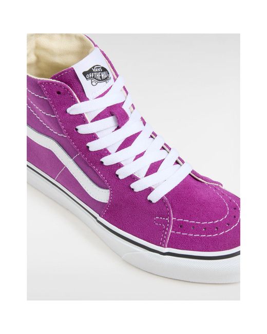 Vans Purple Adults Hi Tapered Color Theory Marmala Canvas High-Top Trainers