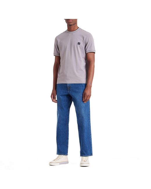 Paul Smith Purple Logo Patch T-Shirt for men