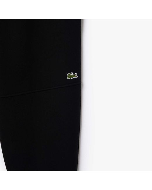Lacoste Black Relaxed-Fit Sweatpants for men