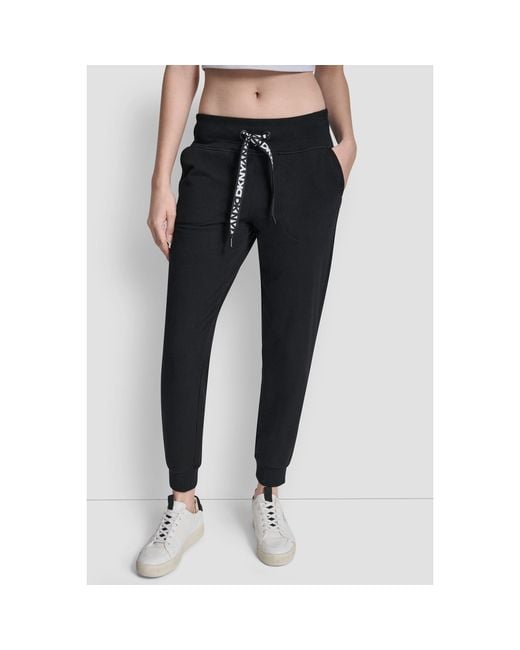 DKNY Black Tape Logo Jog