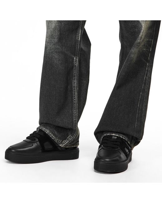 Mallet Black Fenchurch Chunky Trainers for men