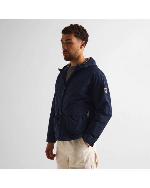 Aquascutum Blue Rain Anorak Jacket for men