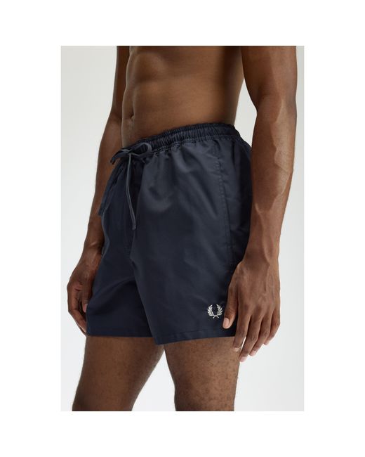 Fred Perry Blue Swim Shorts for men