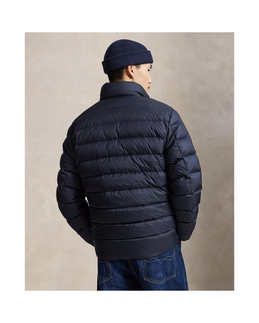 Polo Ralph Lauren Blue Colden Short Puffer Jacket for men