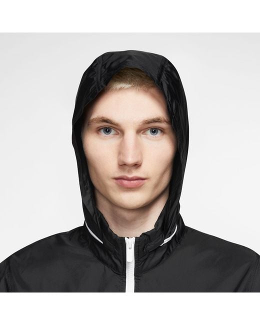 Nike Black Sportswear Club Lined Woven Track Suit for men