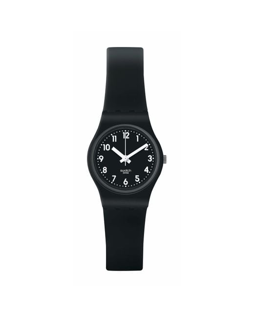 Swatch Black Core Analogue Quartz Watch