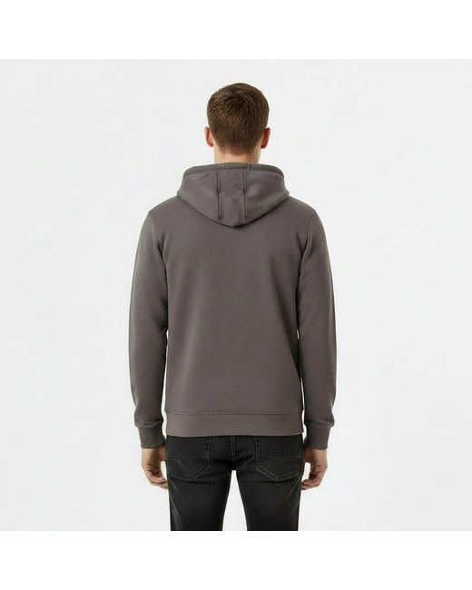 Jack Wills Gray Pinebrook Graphic Zip Hoodie for men