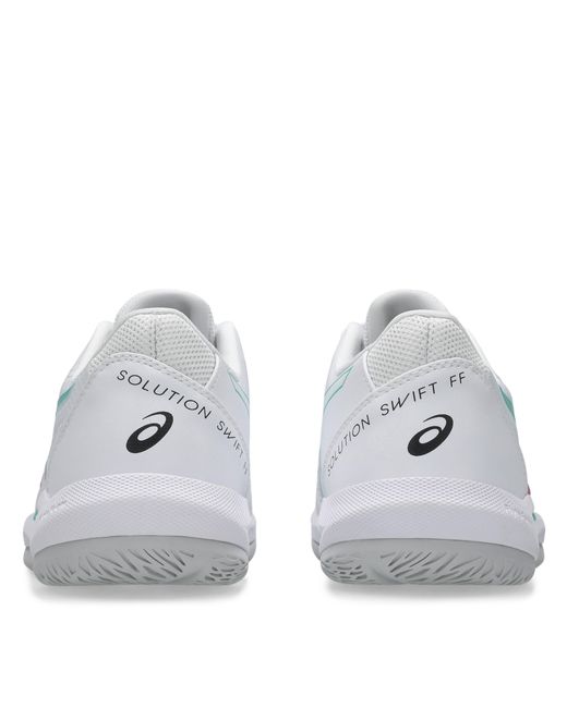 Asics White Solution Swift Ff Tennis Shoes for men