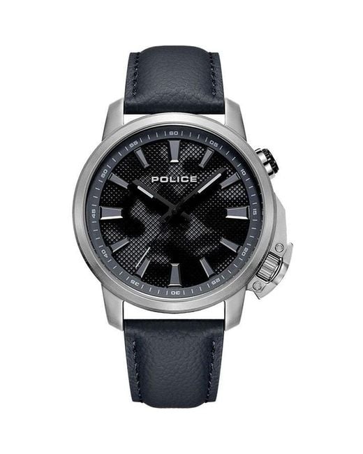 Police Black Steel Fashion Analogue Watch for men