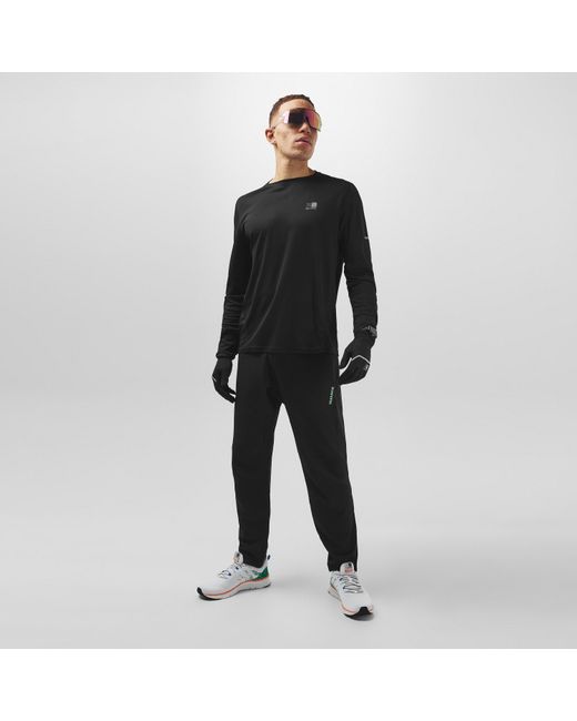 Karrimor Black Long Sleeve Run T Shirt for men