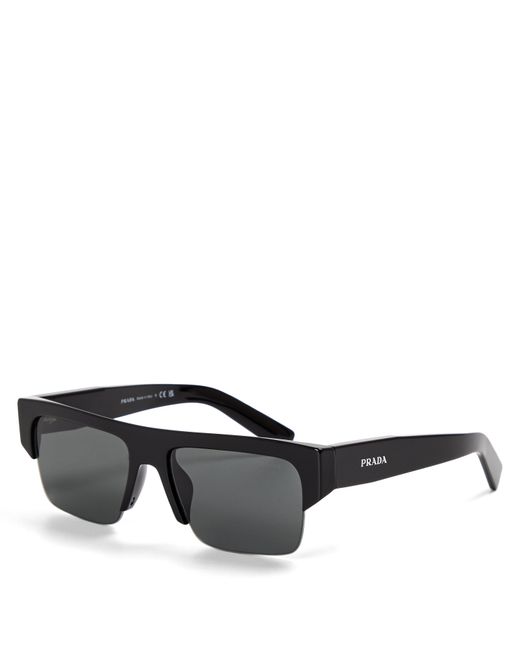 Prada Gray 0Pr D12Su Clubmaster Sunglasses for men