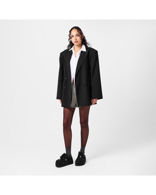 Naked Wolfe Black Blizzard Mules