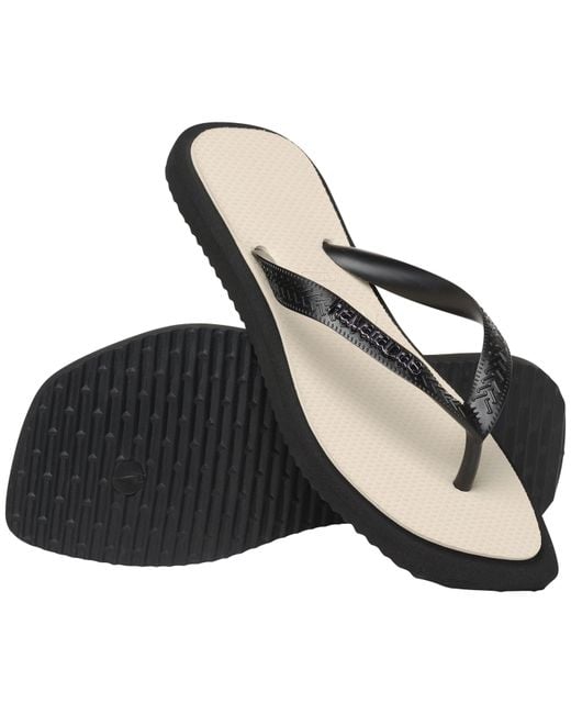 Havaianas Black Top Square Fusion Flip Flops