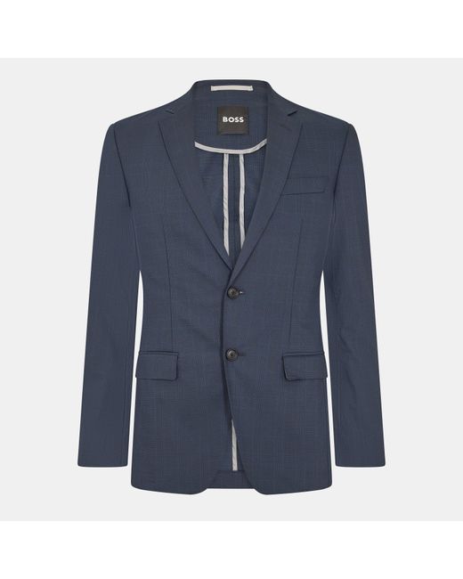 Boss Blue 2-Piece Slim Fit Suit for men