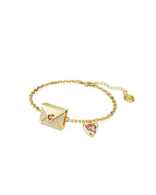 Swarovski Metallic Crystal Chain Bracelets
